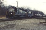 Westboundunit coil train hits the diamonds